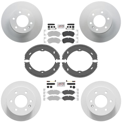 F&R Disc Brake Rotors Pads for Mercedes Benz Sprinter 1500 Manual Parking 19-23 - Photo 1