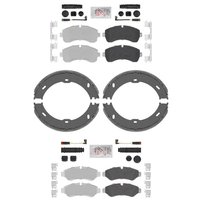 Disc Brake Pads Park Shoes for Mercedes Benz Sprinter 1500 Manual Parking 19-23 - Photo 1