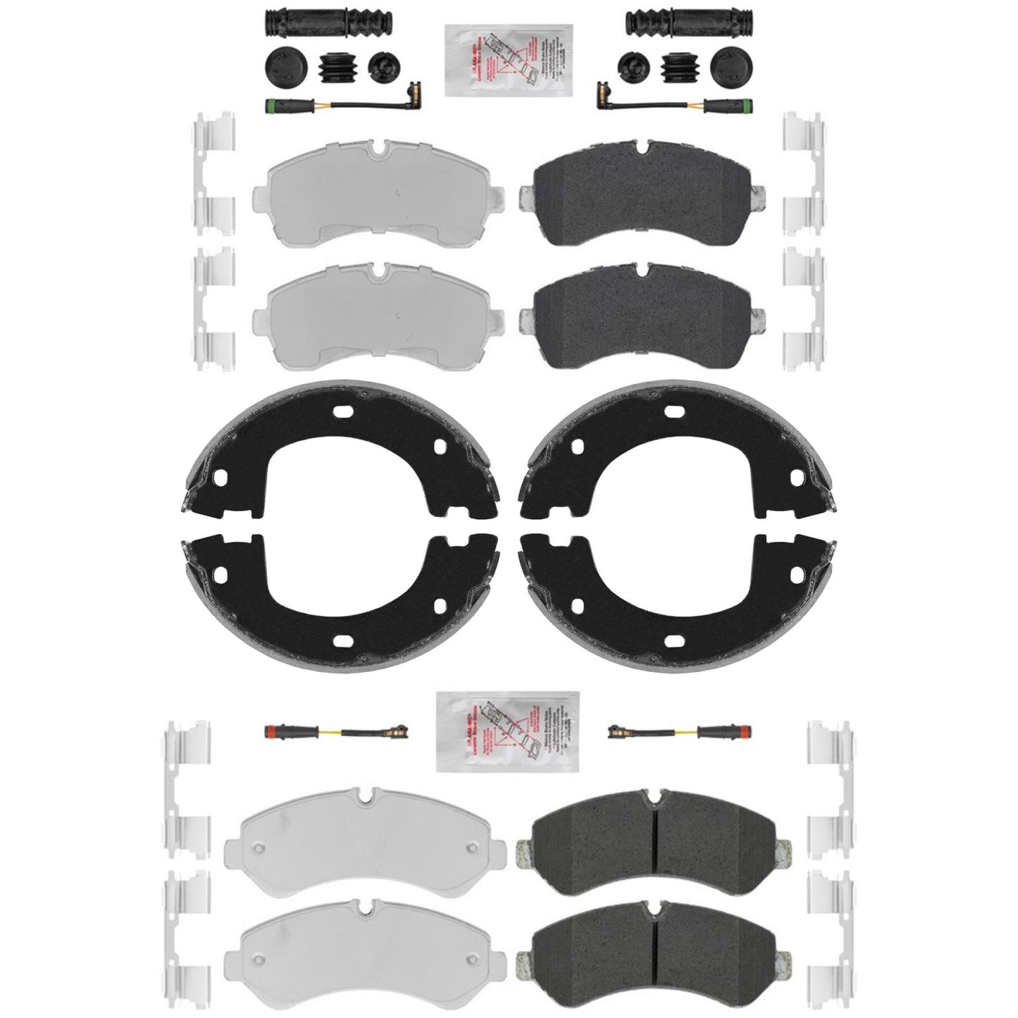 Heavy Duty Disc Brake Pads for Mercedes Benz Sprinter Van 3500 3500XD 2019-2026 - Photo 1