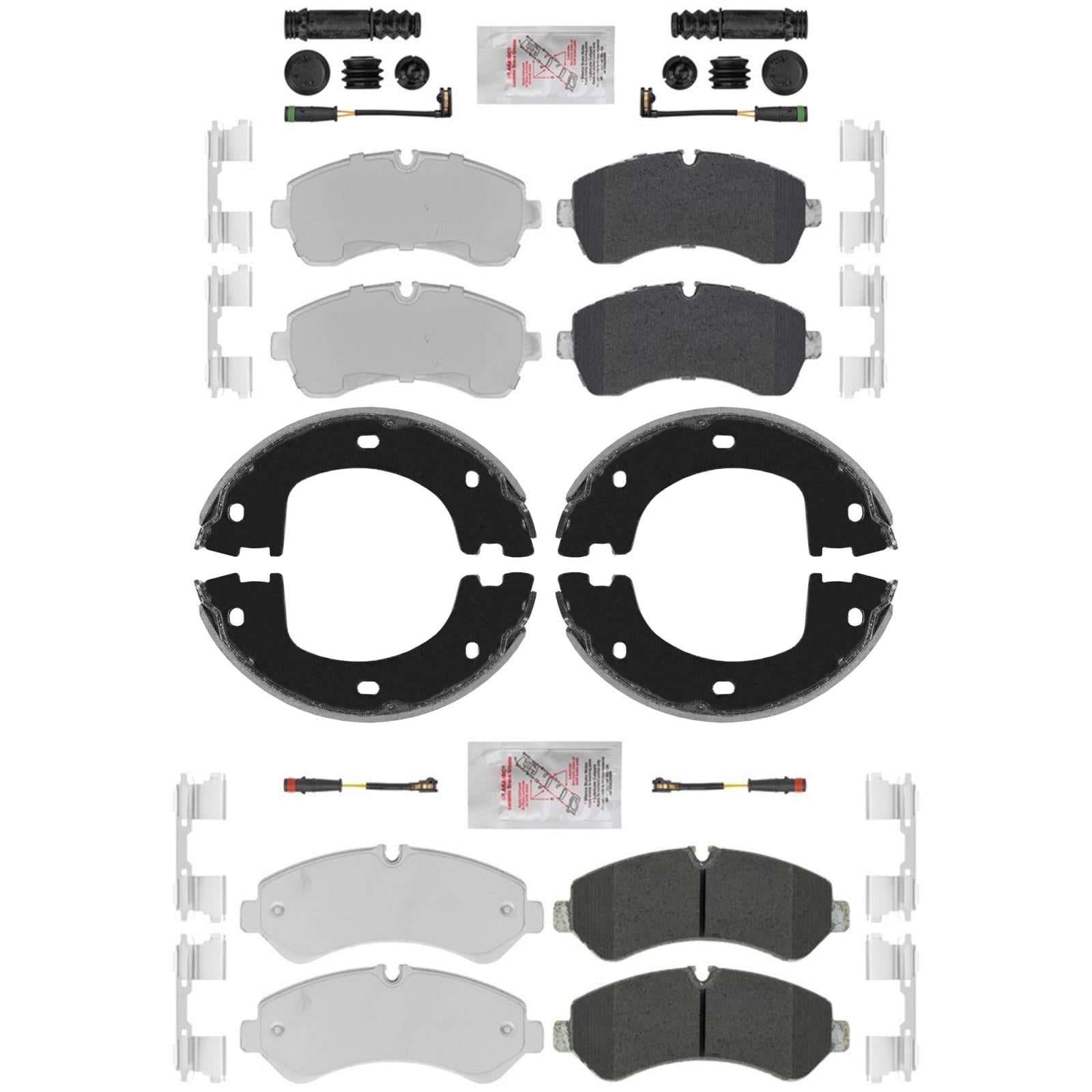 Heavy Duty Disc Brake Pads for Mercedes Benz Sprinter Van 3500 3500XD 2019-2026 - Photo 1
