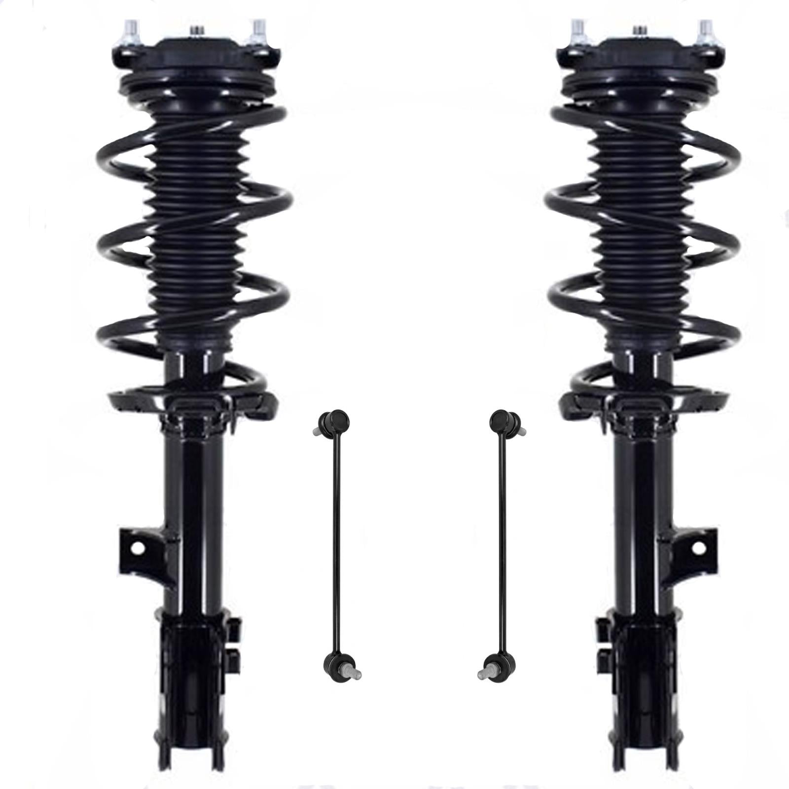 Front Complete Struts W/ Coil Springs & Sway Bar Links For KIa Carnival 22-2024 - Photo 1