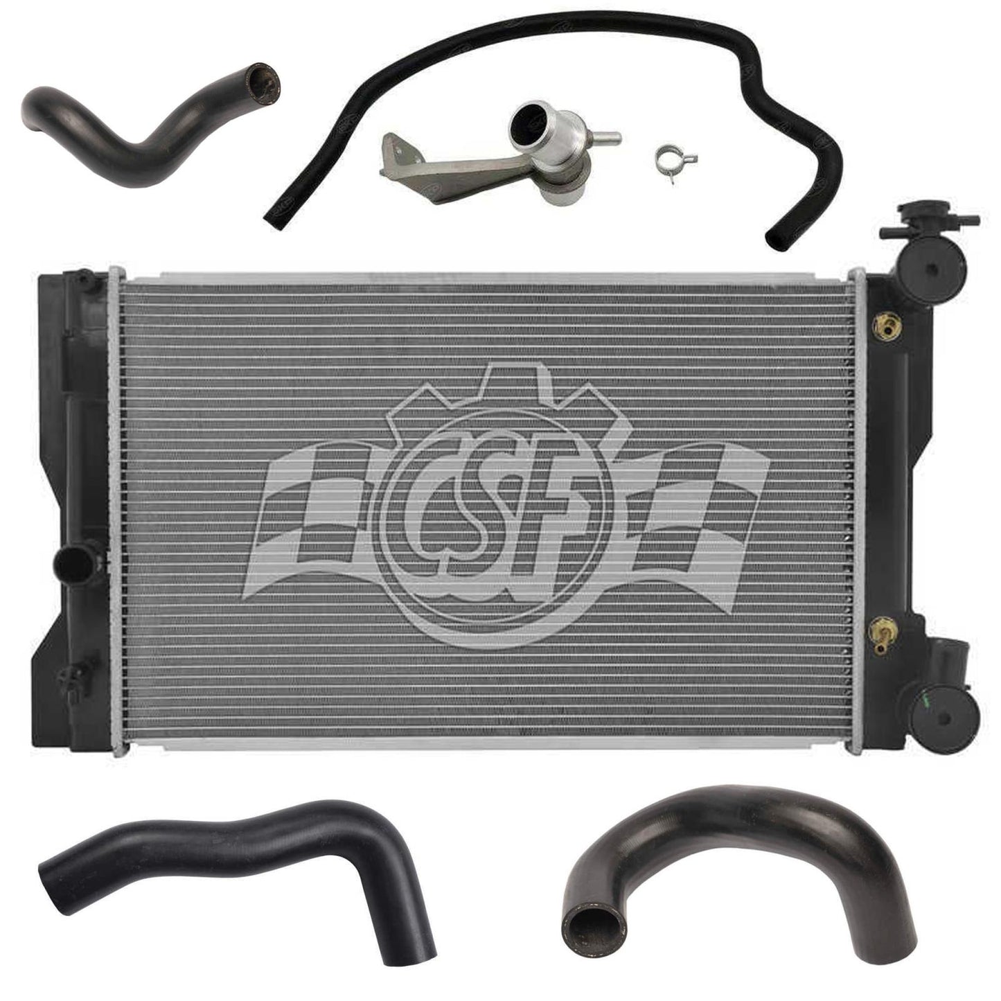 Leak Tested Radiator with Hoses for Toyota Corolla 1.8 2009 2012 2015 2016 2019 - Photo 1