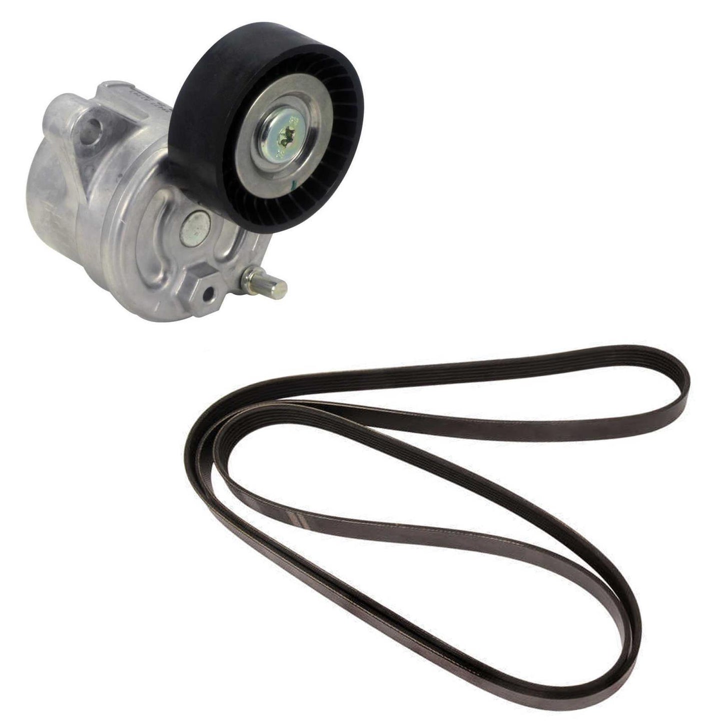 Engine Belt Tensioner Serpentine Belt for Subaru Impreza 2.0L 2017 2020 2023 - Photo 1