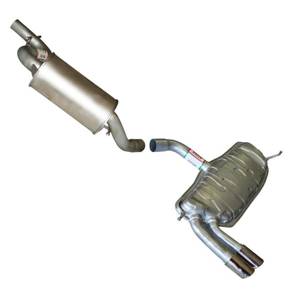 Front Muffler and Rear Muffler for Volkswagen GTi 2006 2007 2008 2009 2010 - Photo 1