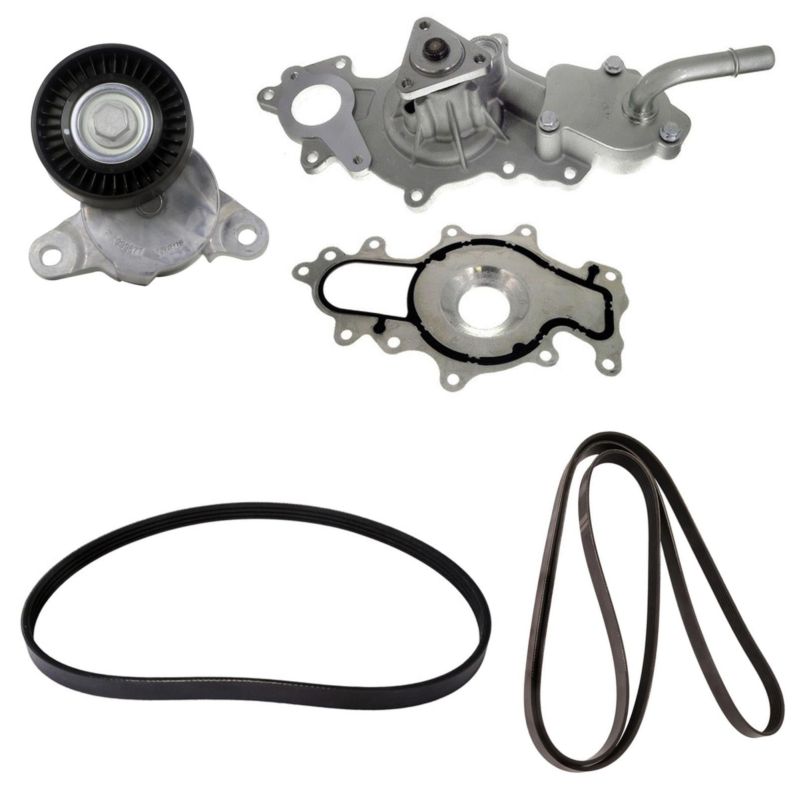 Engine Belt Tensioner Pulley Belts Kt for Ford F150 3.5L Turbocharged 2018-2020 - Photo 1