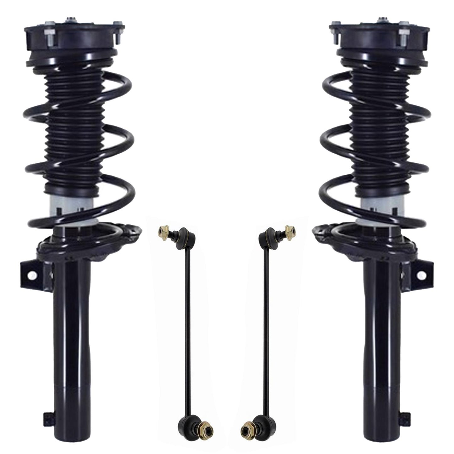 Front Complete Struts & Sway Bar Links For Volkswagen Taos 1.5L FWD 2022-2025 - Photo 1