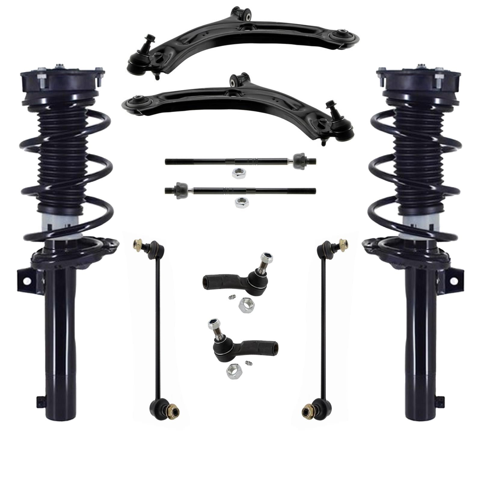 Front Struts Lower Control Arms Tie Rods & Links For Taos 1.5L AWD 2022-2025 - Photo 1
