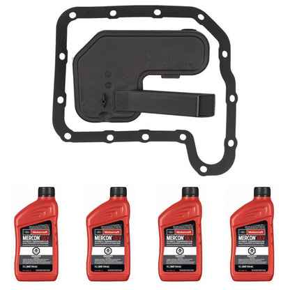 Transmission Filter Kit & Fluid For Ford Escape 2001 2004 2010 2012 14 Bolt CD4E - Photo 1