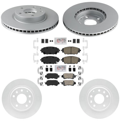 Front Rr Disc Brake Rotors Disc Brake Pads for Mazda CX-3 CX3 All Wheel Dv 16-18 - Photo 1
