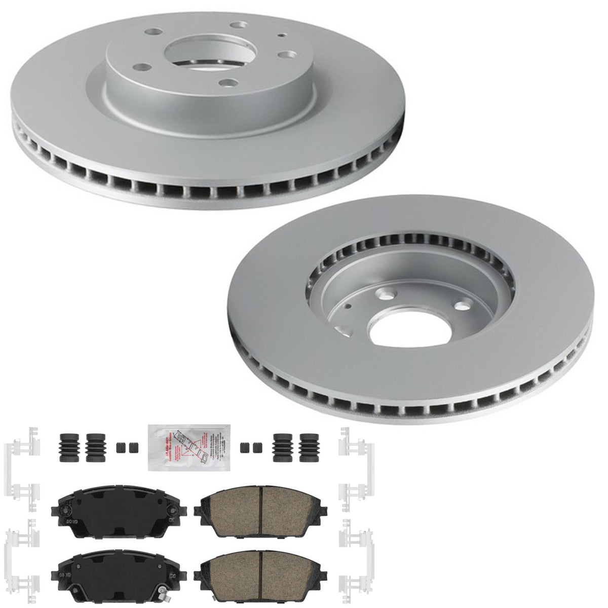 Front Disc Brake Rotors Disc Brake Pads for Mazda CX-3 CX3 All Wheel Dv 16-18 - Photo 1