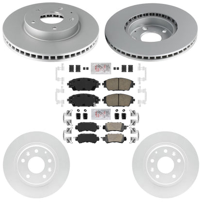 Frt Rr Disc Brake Rotors Disc Brake Pads for Mazda CX-3 CX3 Front Wheel Dv 16-18 - Photo 1
