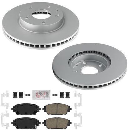 Front Disc Brake Rotors Disc Brake Pads for Mazda CX-3 CX3 Front Wheel Dv 16-18 - Photo 1