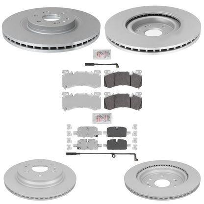 Disc Brake Rotors Brake Pads for Chevrolet Tahoe 21-24 Police J55 6 Piston Brem - Photo 1
