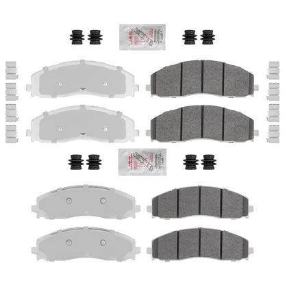 Fleet Duty Galvanized Disc Brake Pads for Ford F250 Super Duty 2023 2024 2026 - Photo 1