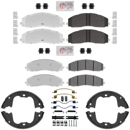 Heavy Duty Disc Brake Pads for Ford F250 Super Duty Rear Wheel Drive 2023-2026 - Photo 1