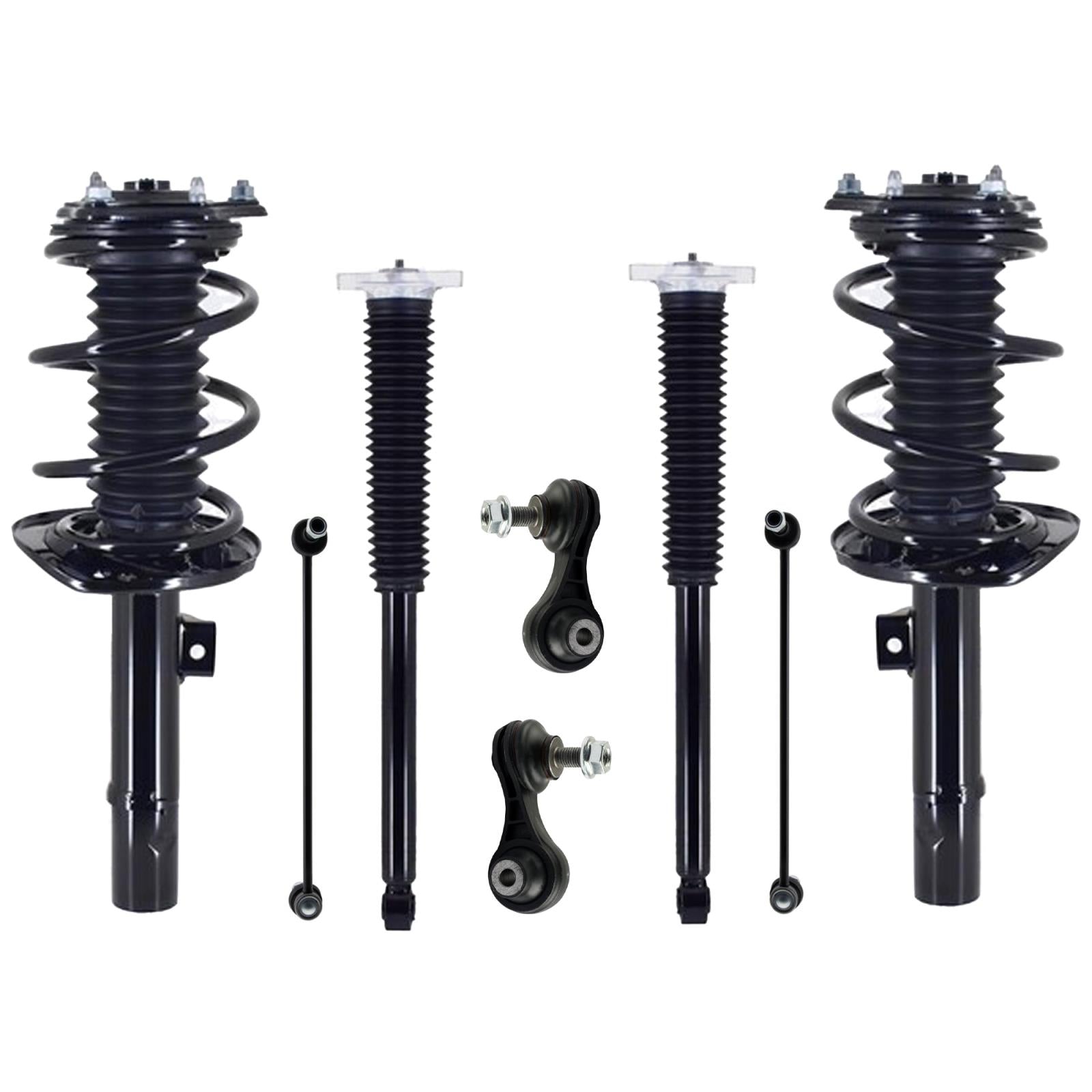Front Struts Rear Shocks & Sway Bar Links For Honda Civic 2022 2023 2024 2026 - Photo 1
