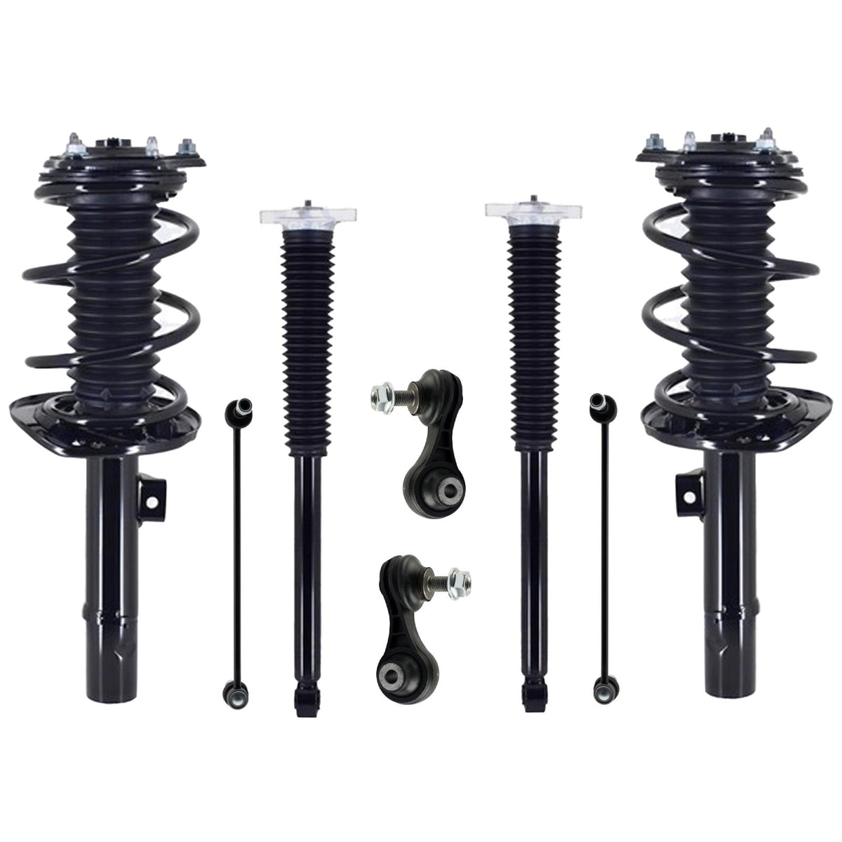Front Struts Rear Shocks & Sway Bar Links For Honda Civic 2022 2023 2024 2026 - Photo 1
