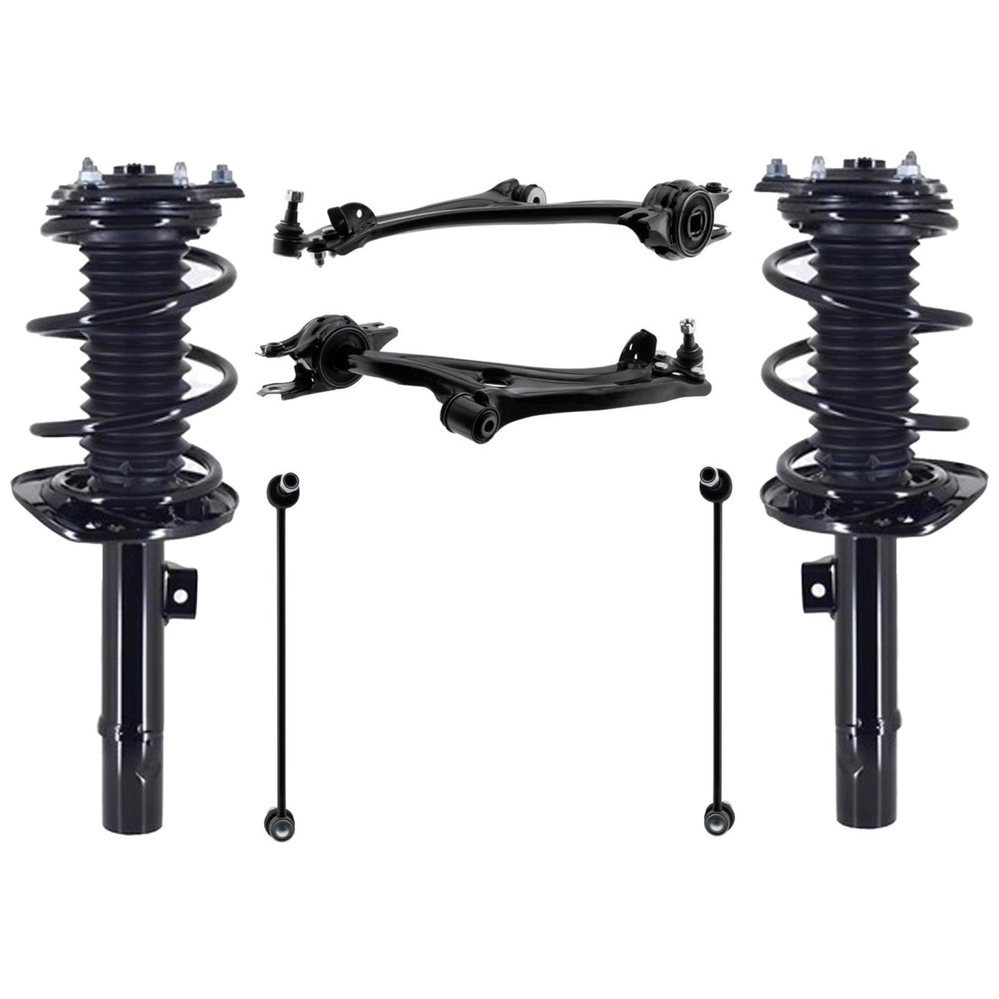 Front Struts Lower Control Arms & Sway Bar Links For Honda Civic 2022 2023 2026 - Photo 1