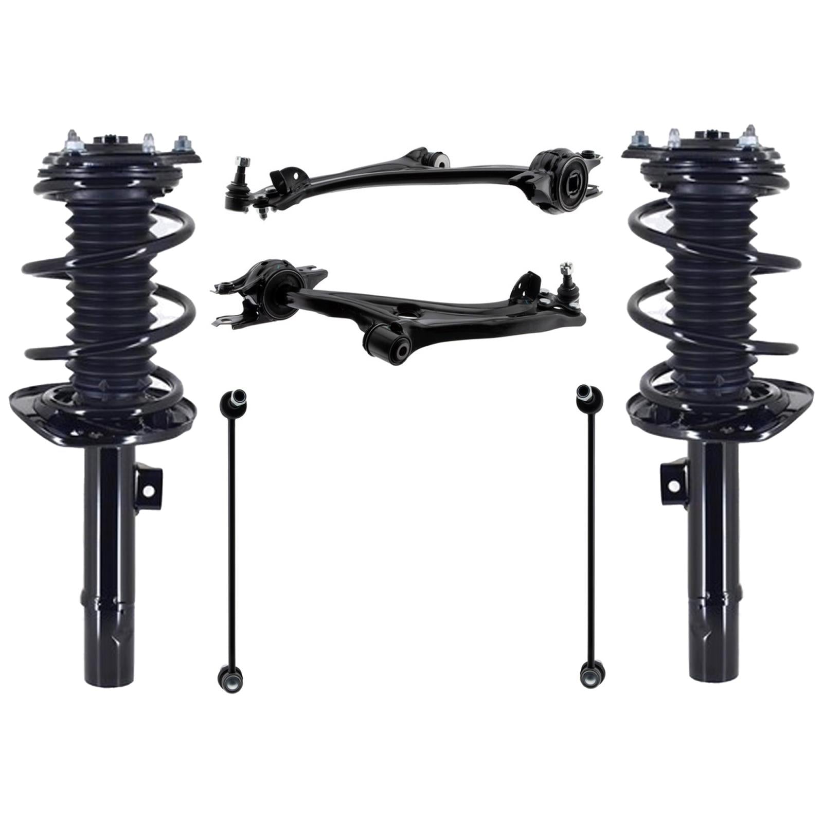 Front Struts Lower Control Arms & Sway Bar Links For Honda Civic 2022 2023 2026 - Photo 1