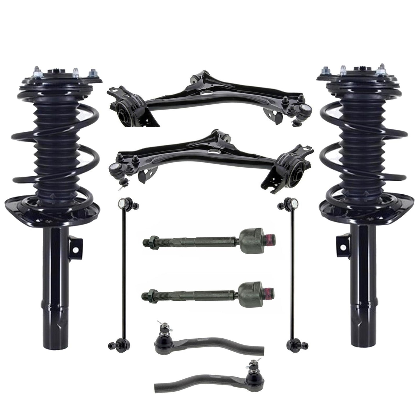 Front Struts Lower Control Arms Tie Rods & Links For Honda Civic 2022 2025 2026 - Photo 1