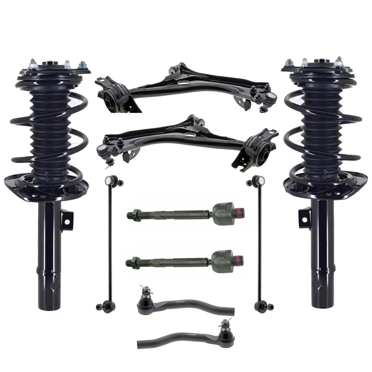 Front Struts Lower Control Arms Tie Rods & Links For Honda Civic 2022 2025 2026 - Photo 1