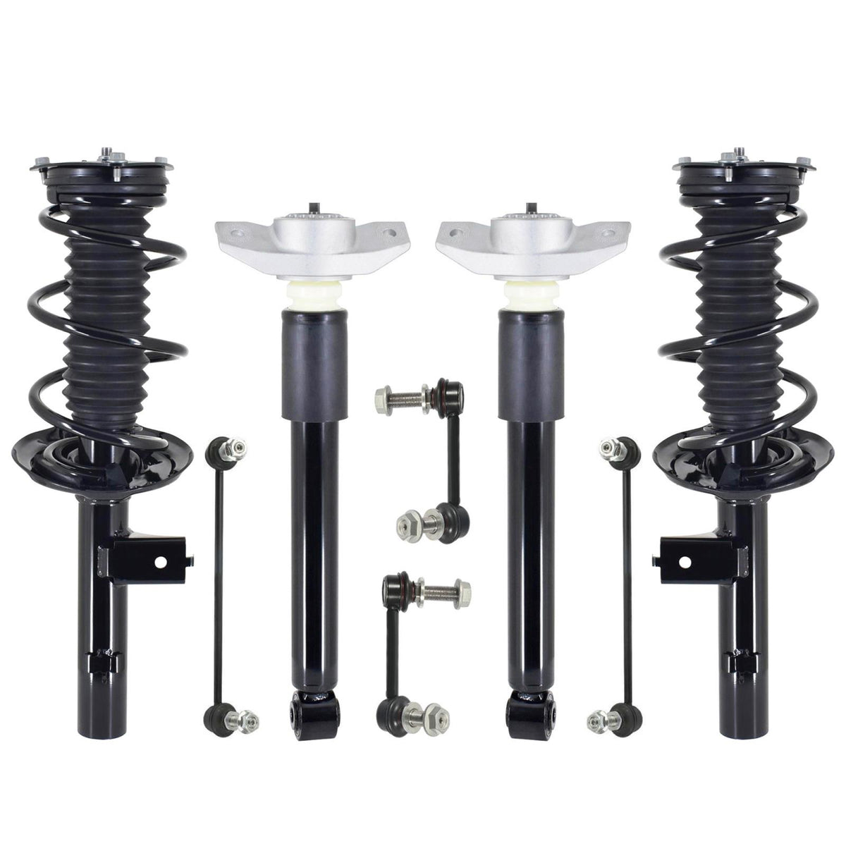 Front Complete Struts Rear Shocks & Sway Bar Links For Nissan Rogue 2021-2025 - Photo 1