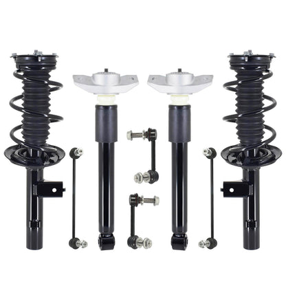 Front Complete Struts Rear Shocks & Sway Bar Links For Nissan Rogue 2021-2025 - Photo 1