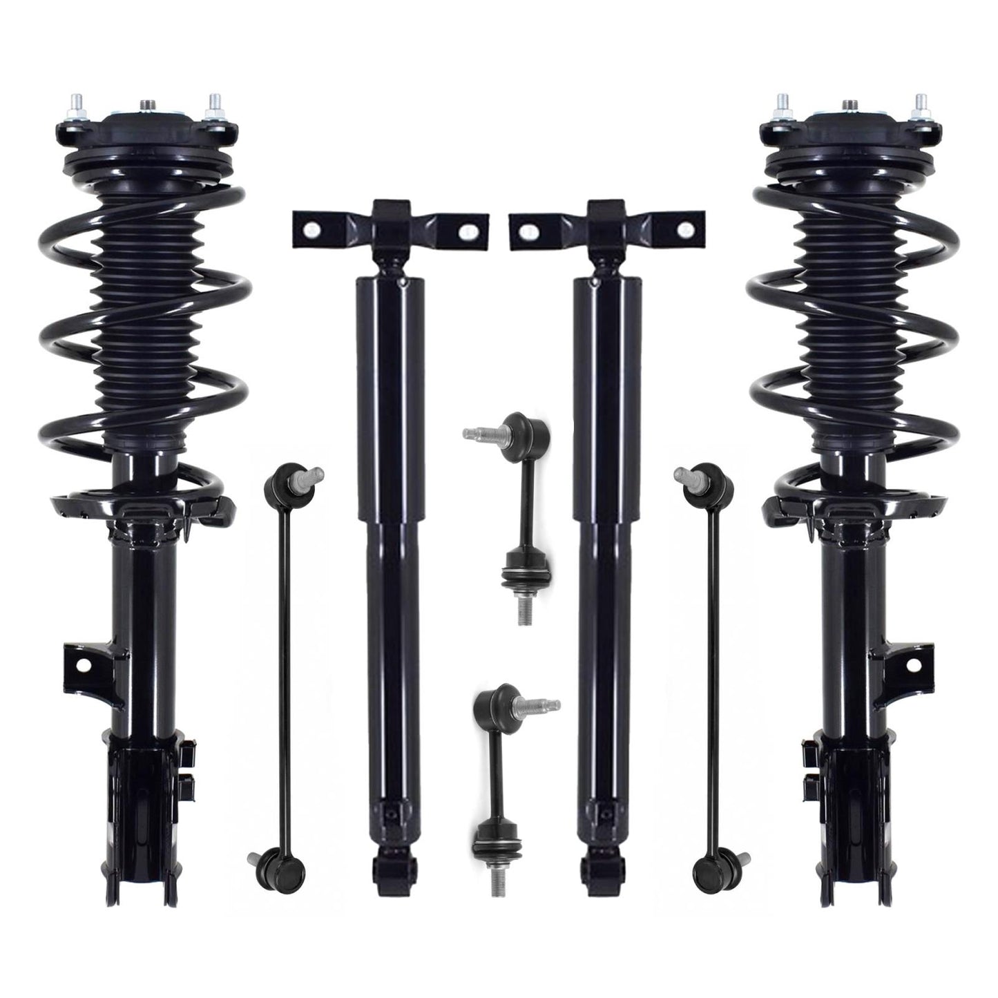Front Complete Struts Rear Shocks & Sway Bar Links For KIa Carnival 2022-2024 - Photo 1