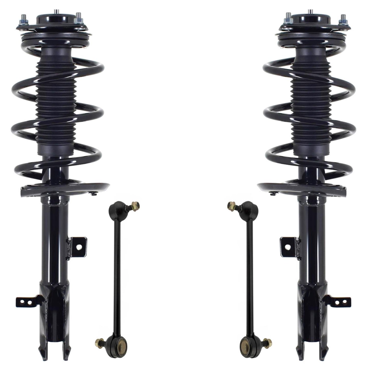 Front Complete Struts & Links For Jeep Compass 4 Wheel Drive W/ CVT 2011-2017 - Photo 1