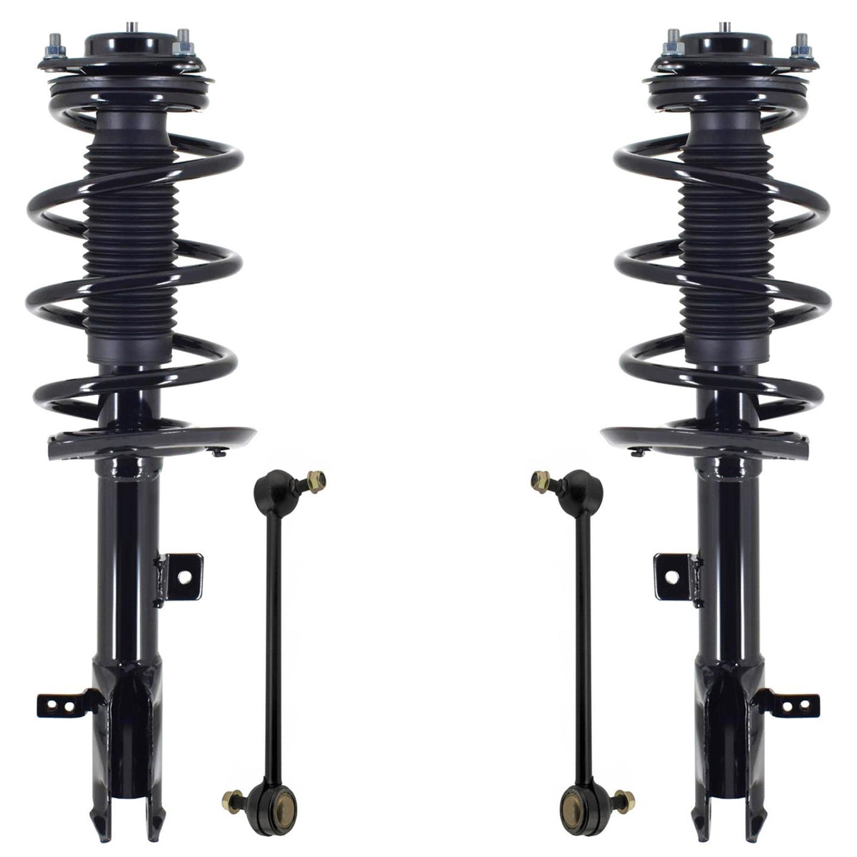 Front Complete Struts & Links For Jeep Compass 4 Wheel Drive W/ CVT 2011-2017 - Photo 1