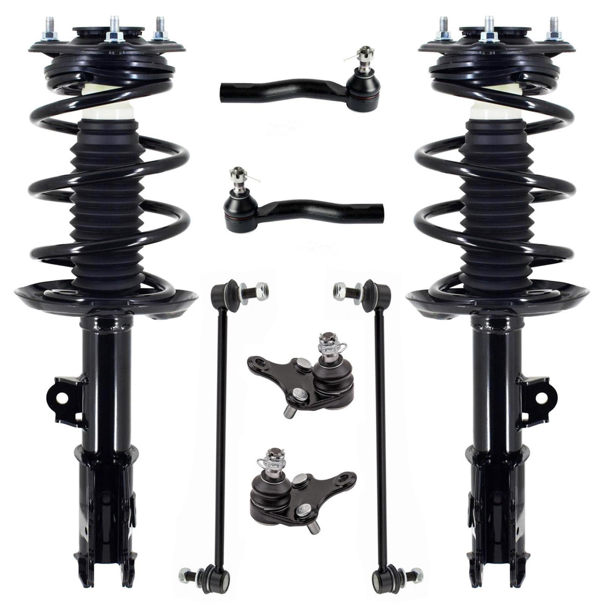 Front Complete Struts Ball Joints Tie Rods & Links For Lexus UX200 2019-2022 - Photo 1