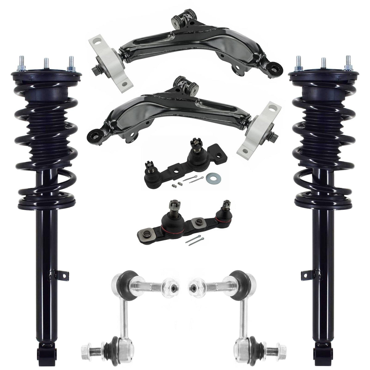 Front Struts Lower Control Arms & Links For IS350 2014-16 Base Rear Wheel Drive - Photo 1