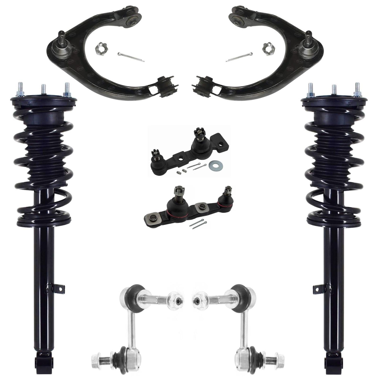 Front Struts Upper Control Arms & Links For IS350 2014-16 Base Rear Wheel Drive - Photo 1