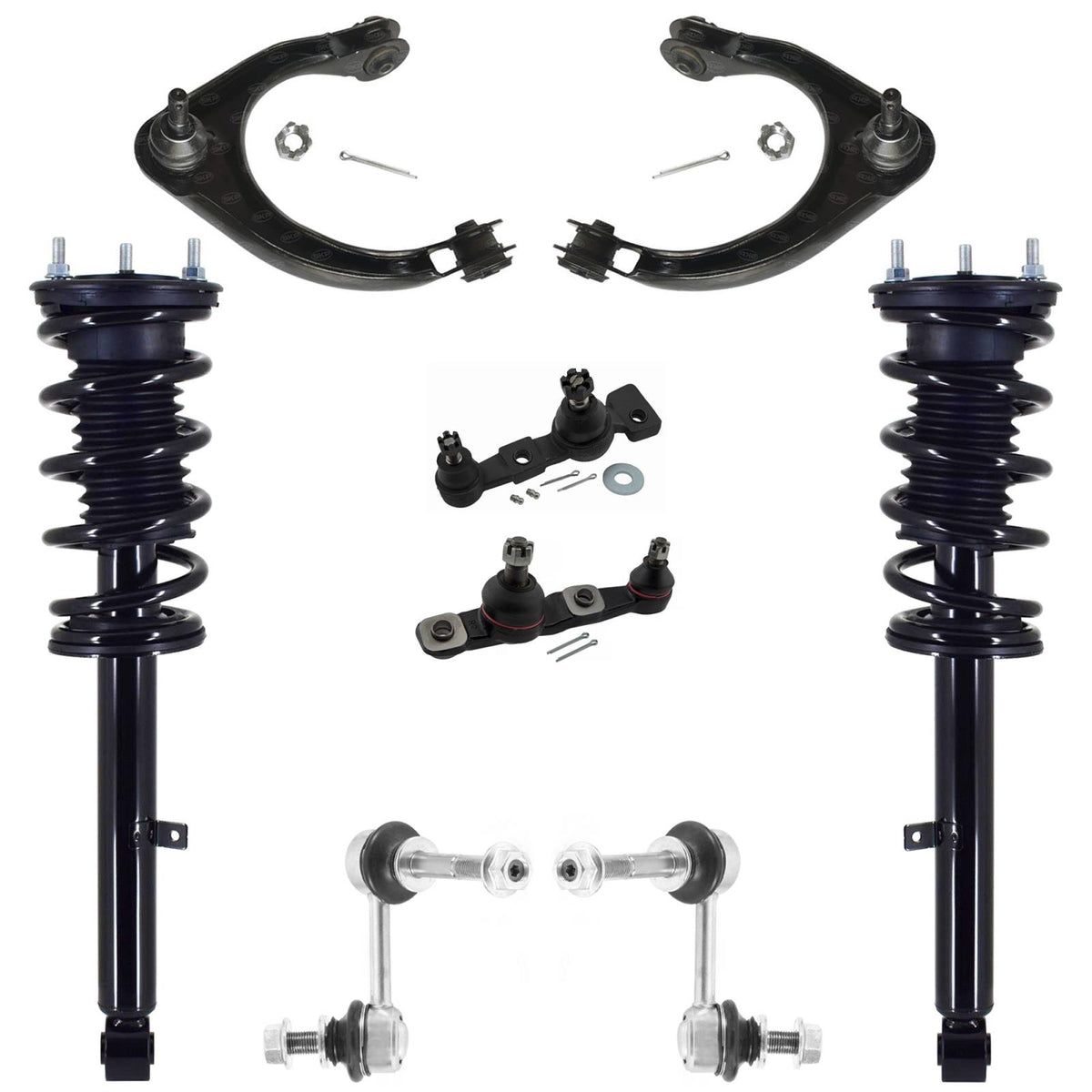 Front Struts Upper Control Arms & Links For IS350 2014-16 Base Rear Wheel Drive - Photo 1