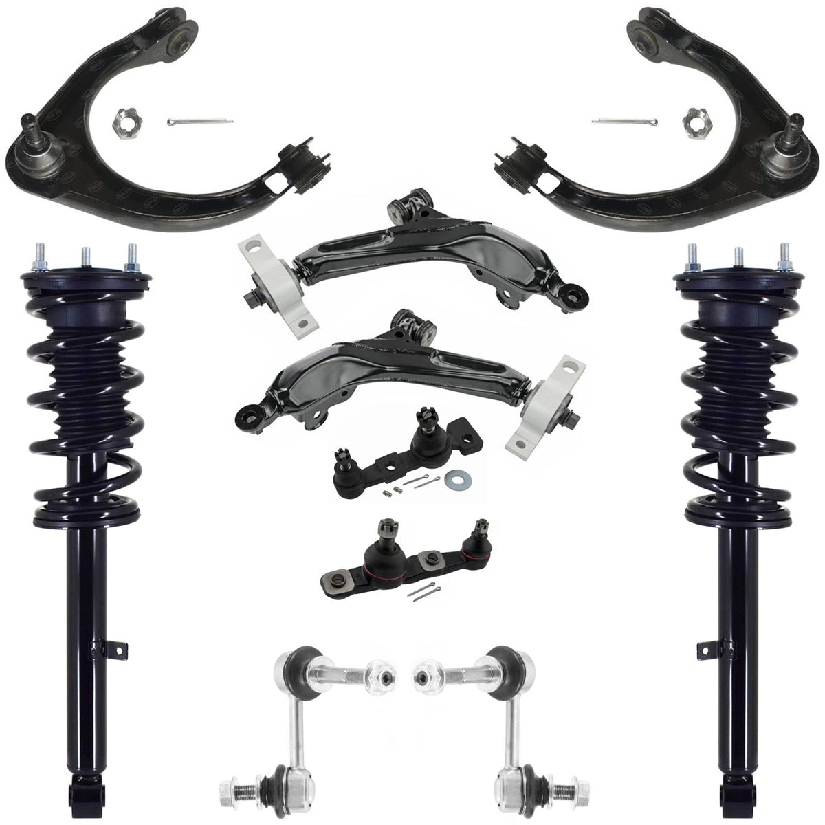 Front Struts Control Arms & Links For Lexus IS350 2014-16 Base Rear Wheel Drive - Photo 1