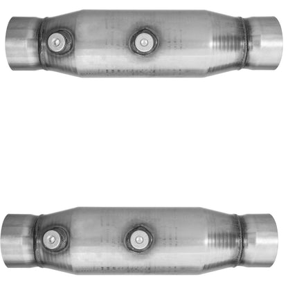 2 Universal Catalytic Converter EPA Approved 2.50" x 15.0 OAL O2 Center & End - Photo 1