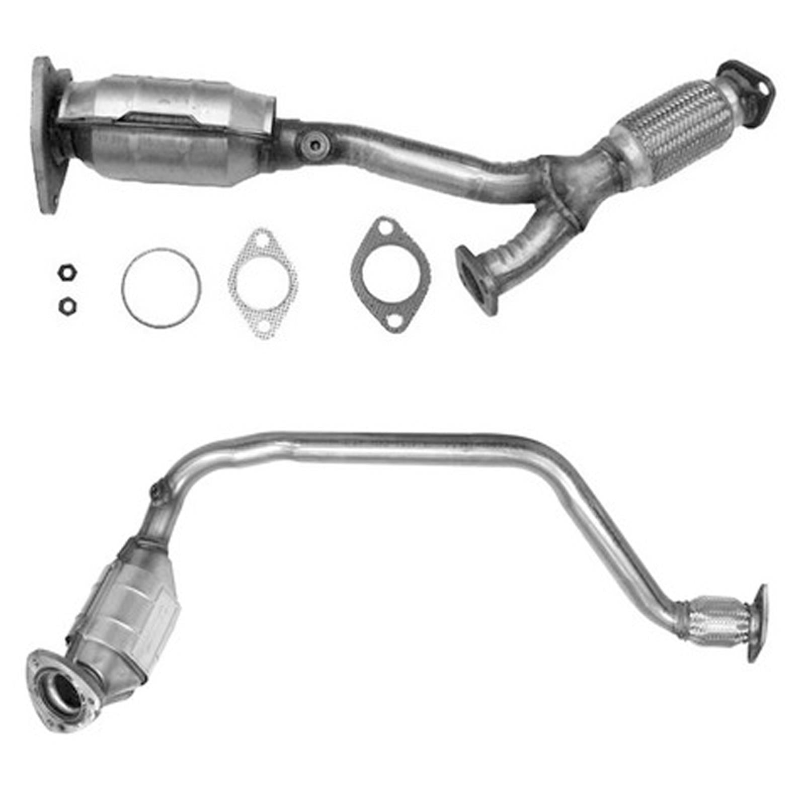 Front Rear Catalytic Converters Flex Pipe for Chevrolet Malibu 3.5L 2004-2007 - Photo 1