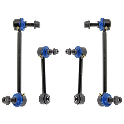 Mevotech Frt & Rr Sway Bar Links Assembly Greaseable for Cadillac ATS AWD 13-19 - Photo 1