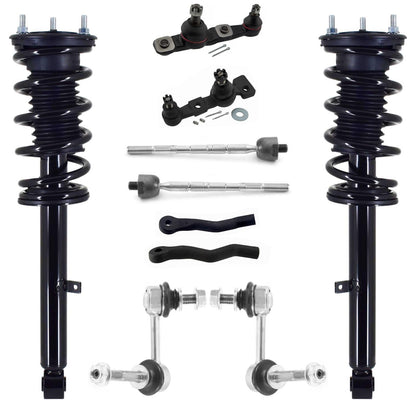 Front Struts Lower Ball Joints Tie Rods & Links For IS350 Base 2014-2016 RWD - Photo 1