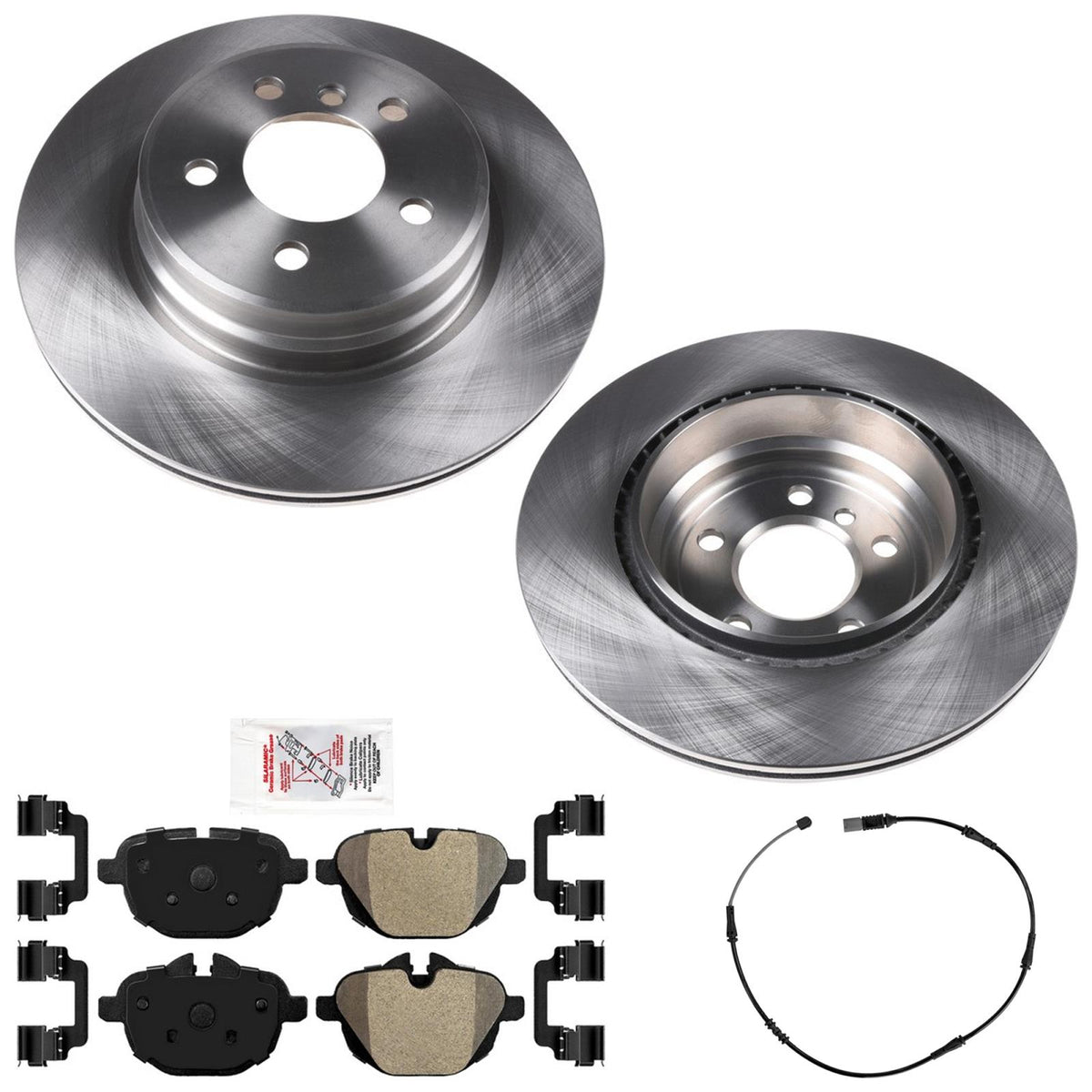 Rear Disc Brake Rotors AME Disc Brake Pad for BMW 528i 2011 2012 2014 2015 2016 - Photo 1