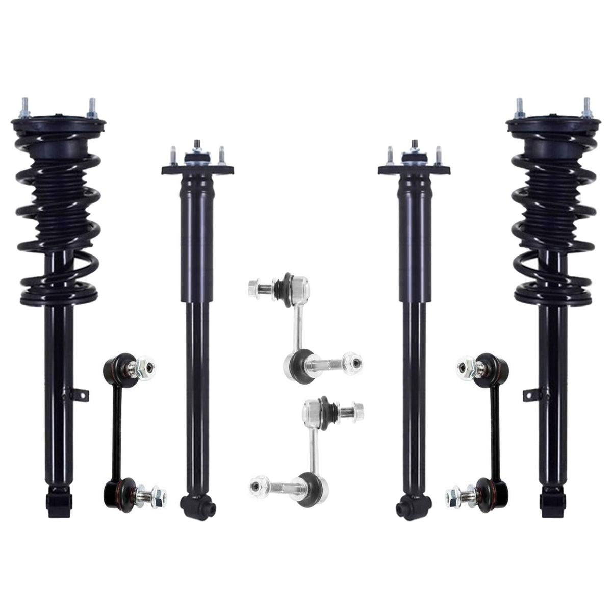 Front Struts Rear Shocks & Sway Bar Links For IS350 Base 14-16 Rear Wheel Drive - Photo 1