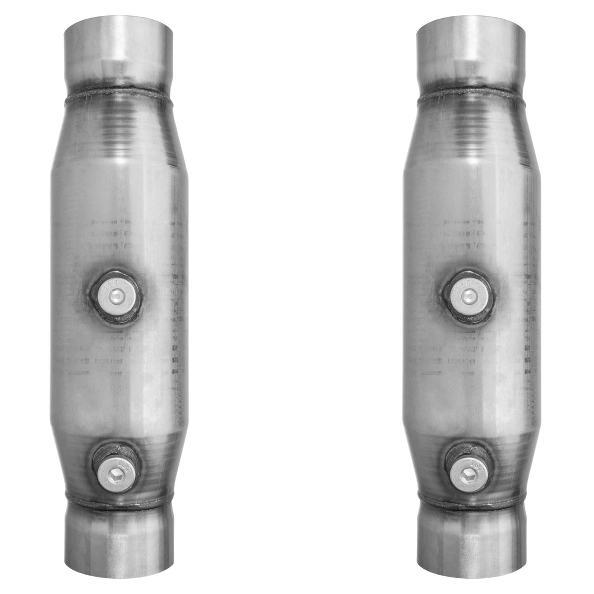 2 Universal Catalytic Converter EPA Approved 3.00" x 15.0 OAL O2 Center & End - Photo 1