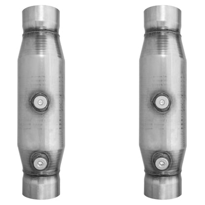 2 Universal Catalytic Converter EPA Approved 3.00" x 15.0 OAL O2 Center & End - Photo 1