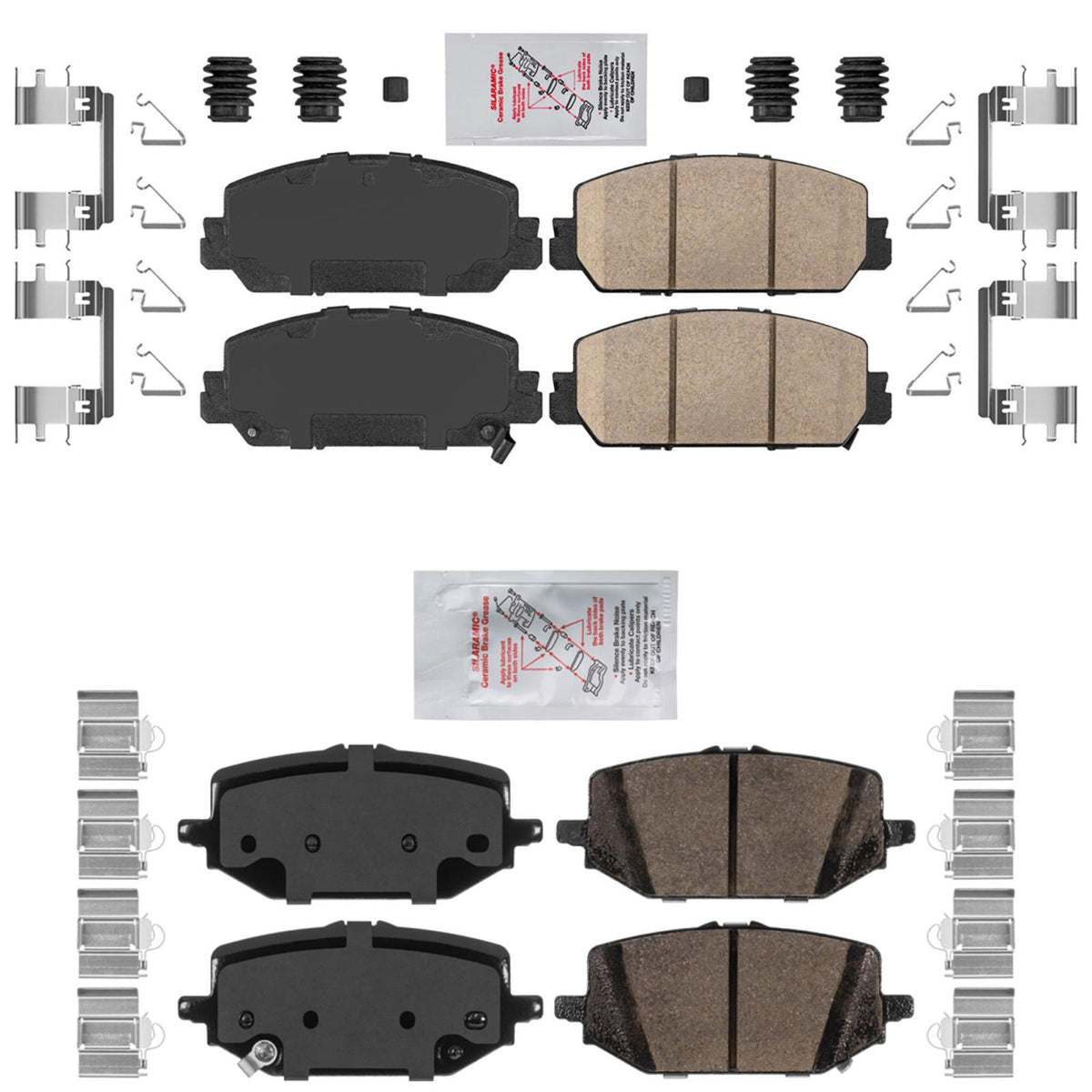 Front and Rear Ceramic Disc Brake Pads For Honda CR-V Plug-In Fuel Cell 25-26 - Photo 1