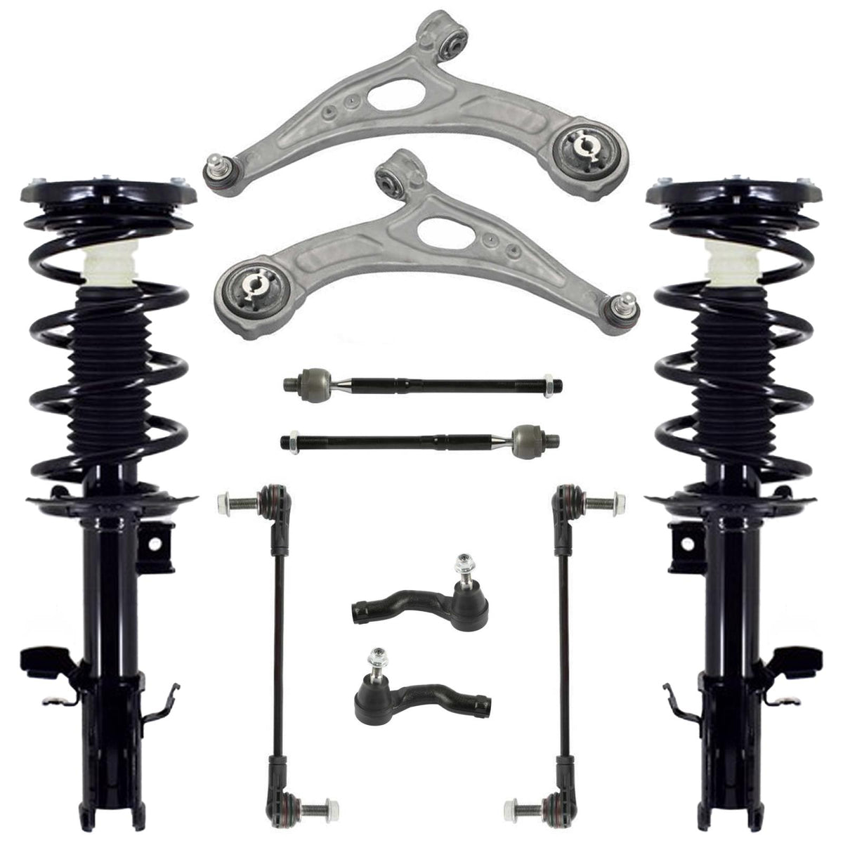 Struts Control Arms Tie Rods Links For Escape 2.0L 20-25 W/ Standard Suspension - Photo 1
