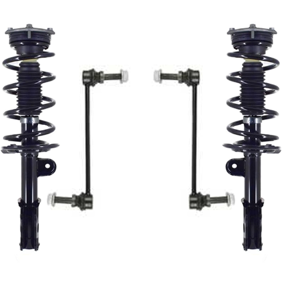 Front Complete Struts & Sway Bar Links For Police Interceptor Utility 2020-2025 - Photo 1