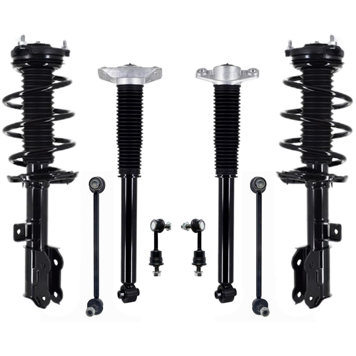 Front Struts Rear Shocks & Sway Bar Links For Kia Sportage 2.0L FWD 2017-2022 - Photo 1