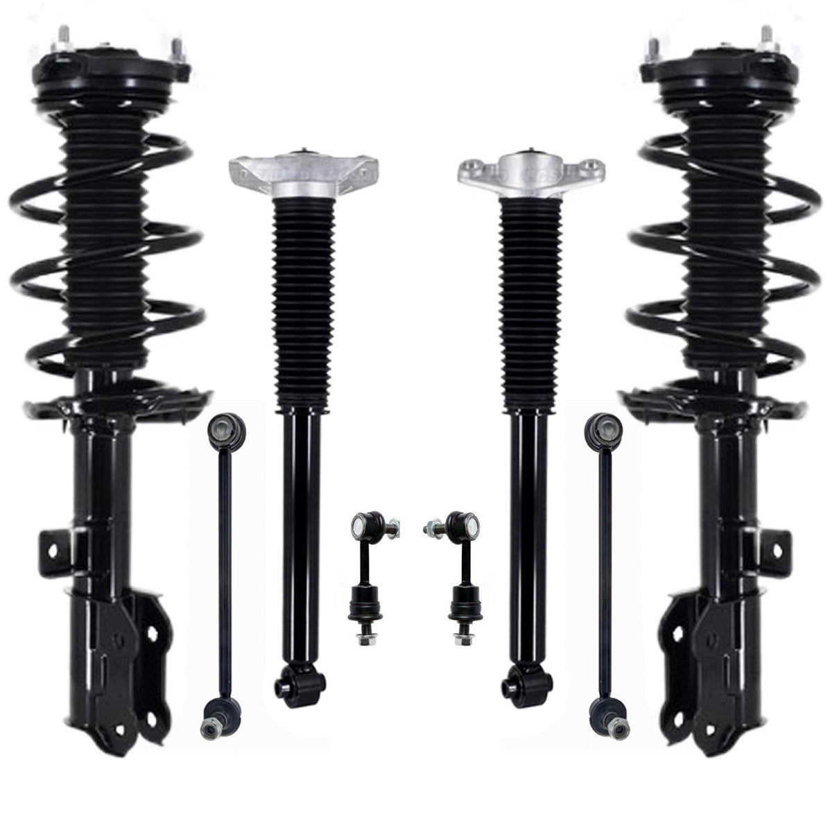 Front Struts Rear Shocks & Sway Bar Links For Kia Sportage 2.0L AWD 2017-2022 - Photo 1