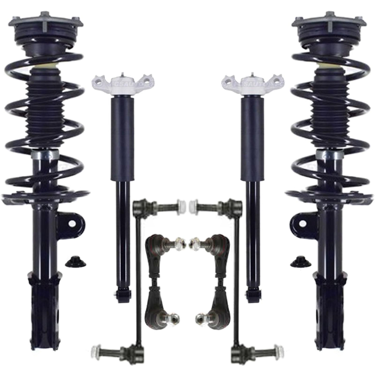 Front Struts Rear Shocks & Links For Ford Police Interceptor Utility 2020-2025 - Photo 1