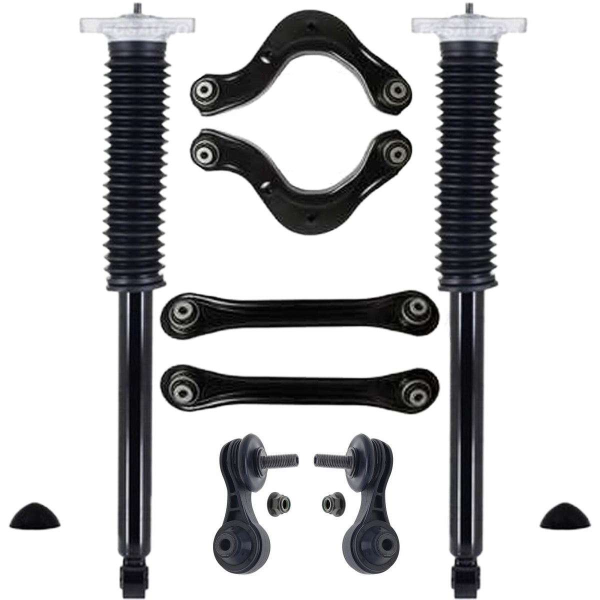 Rear Shocks W/ Mount Control Arms & Links For Honda Civic Si 2022 2023 24 2025 - Photo 1